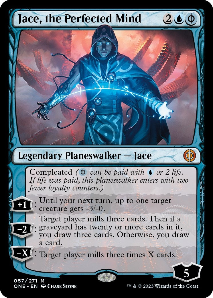 Image for Jace, the Perfected Mind (57) (ONE) - Magic: The Gathering