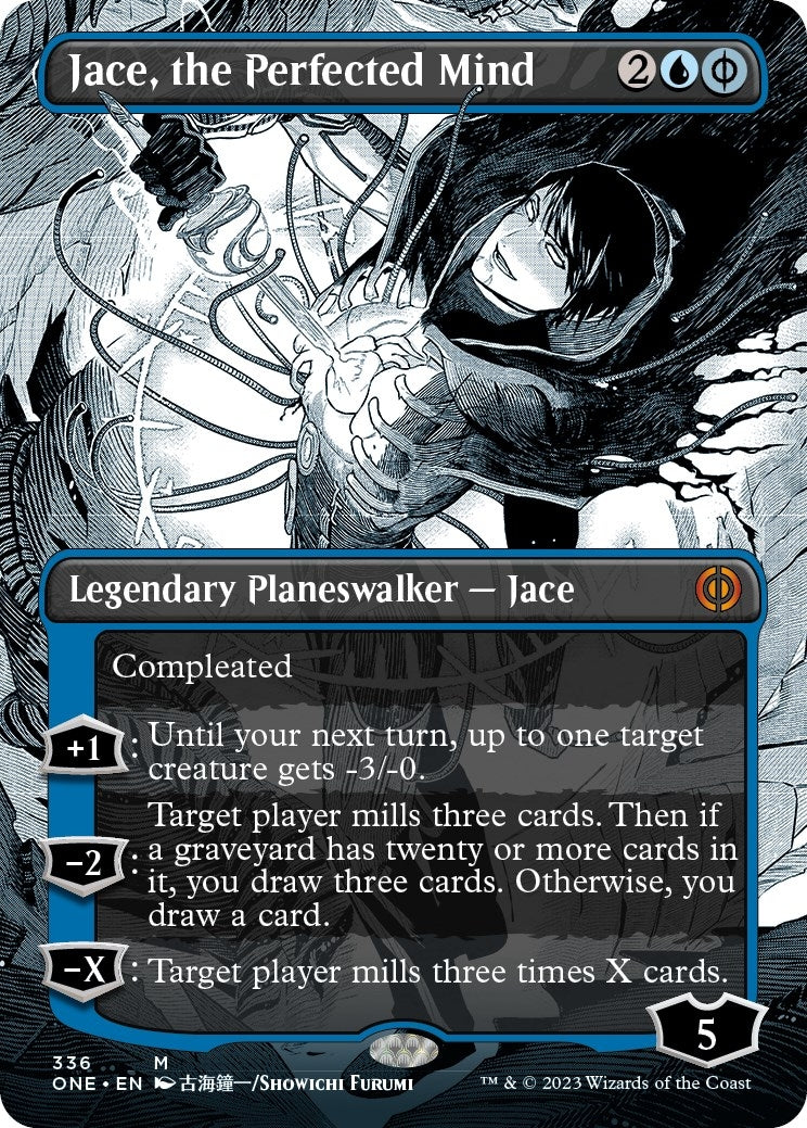 Image for Jace, the Perfected Mind (Borderless) (336) (ONE) - Magic: The Gathering