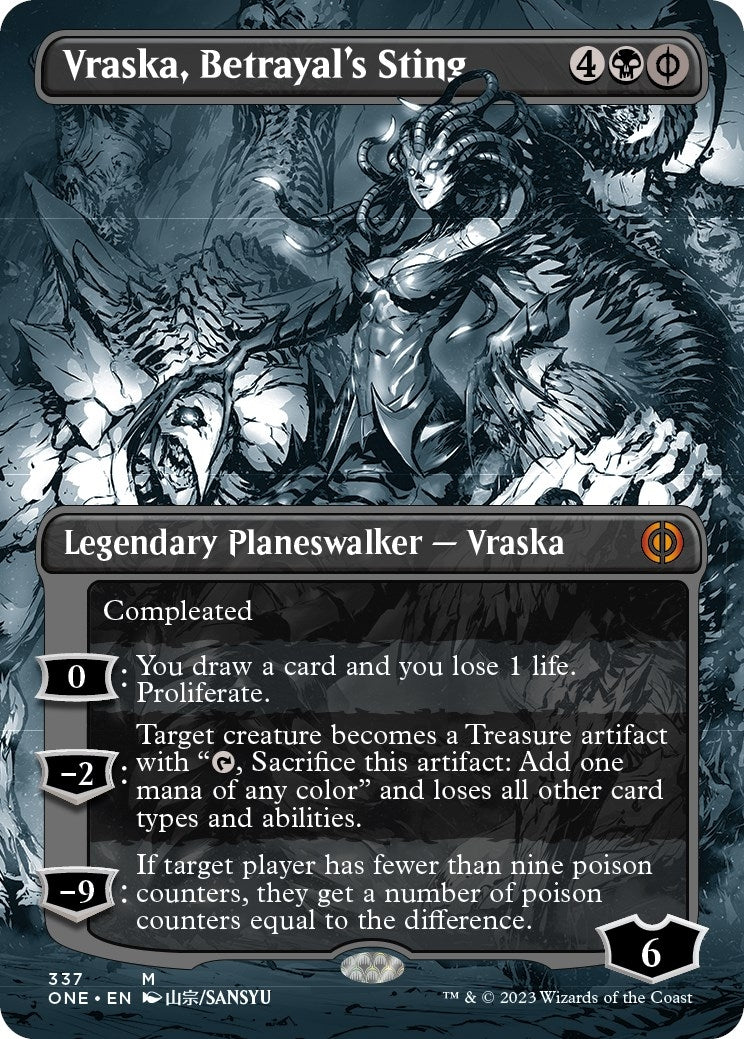Image for Vraska, Betrayal's Sting (Borderless) (337) (ONE) - Magic: The Gathering