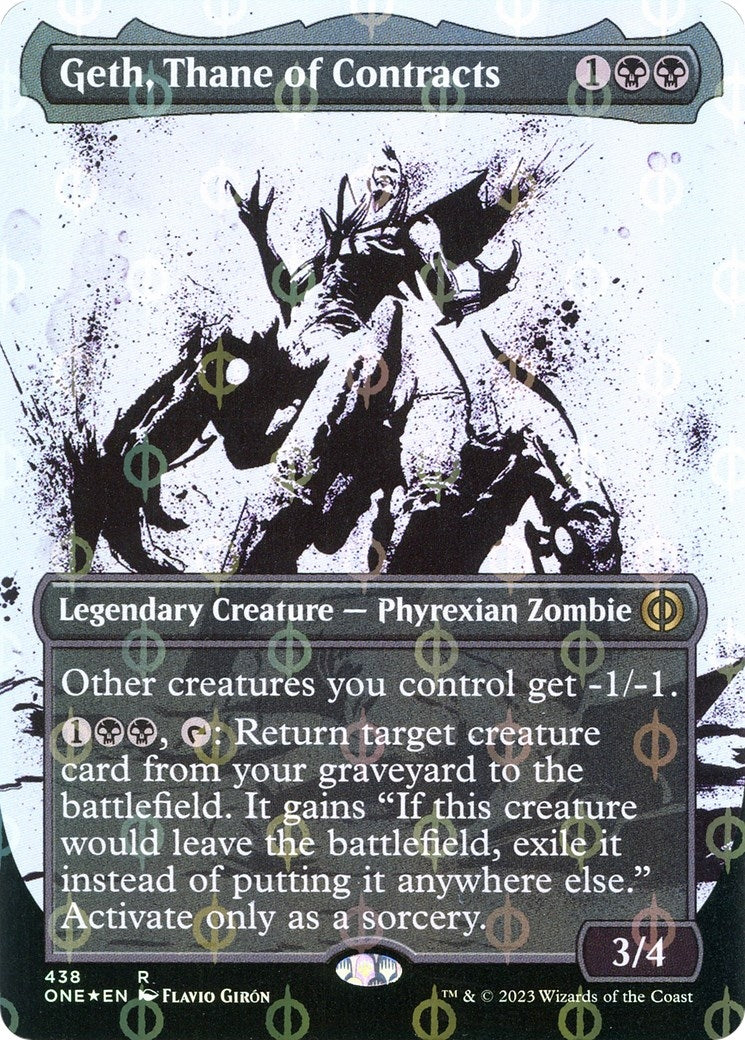 Image for Geth, Thane of Contracts (Showcase) (Step-and-Compleat Foil) (438) (ONE) - Magic: The Gathering