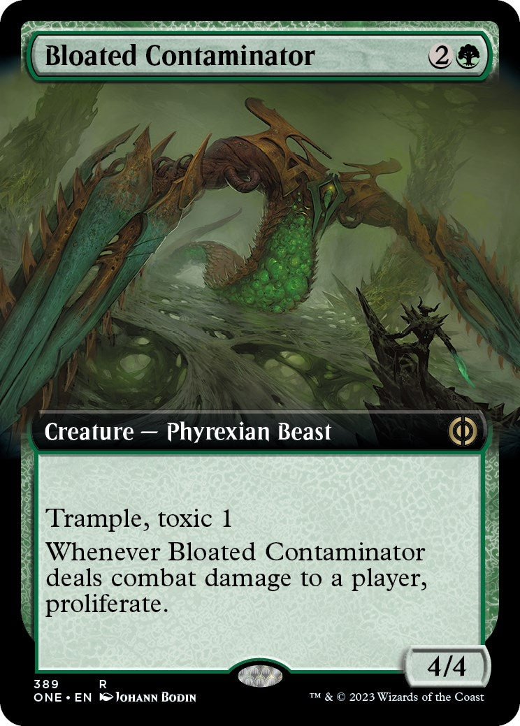 Image for Bloated Contaminator (Extended Art) (389) (ONE) - Magic: The Gathering