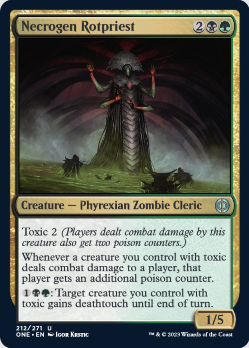 Image for Necrogen Rotpriest (212) (ONE) - Magic: The Gathering