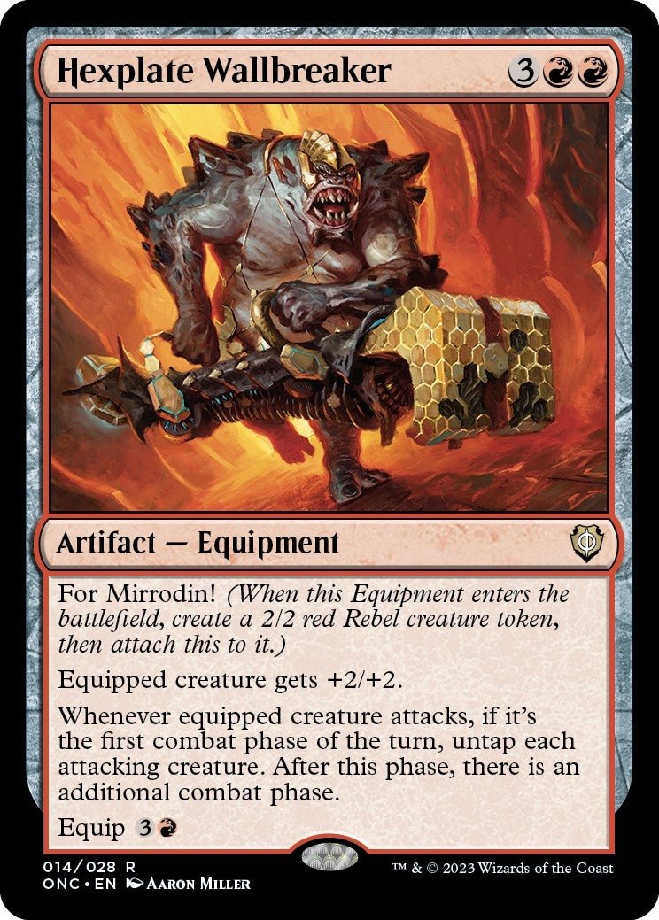 Image for Hexplate Wallbreaker (14) (ONC) - Magic: The Gathering