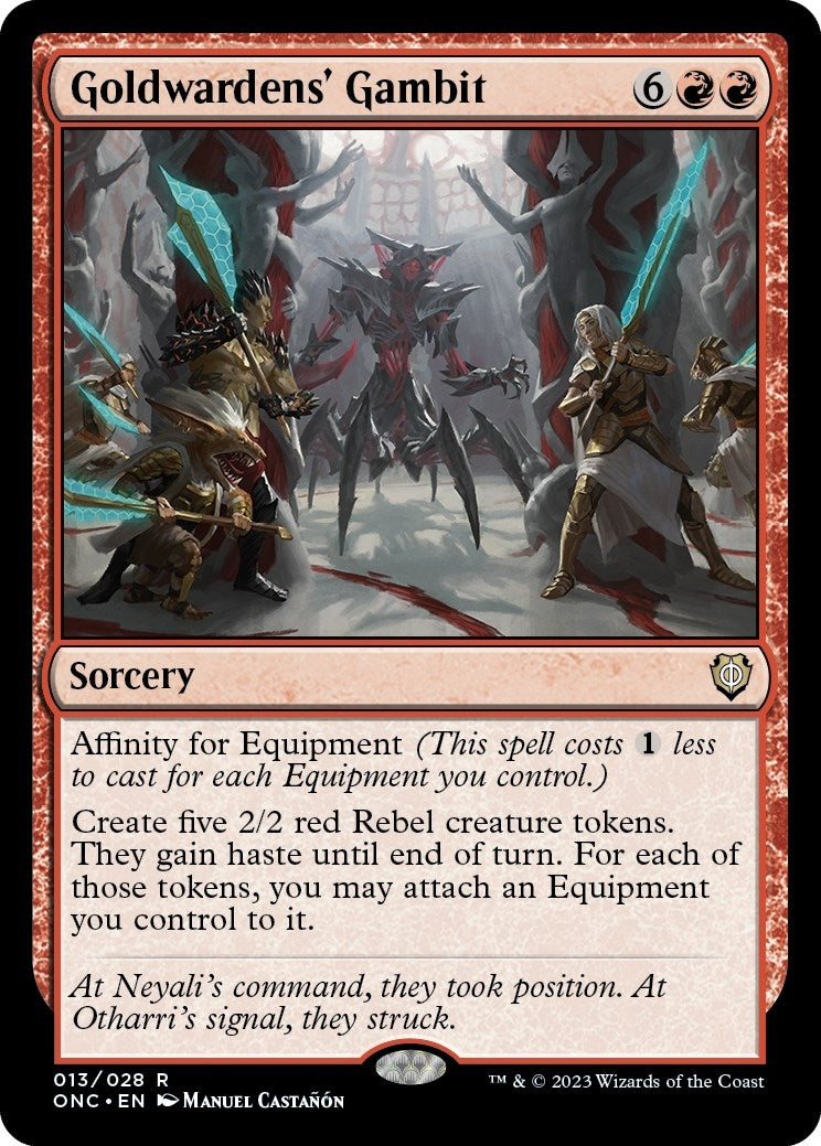 Image for Goldwardens' Gambit (13) (ONC) - Magic: The Gathering