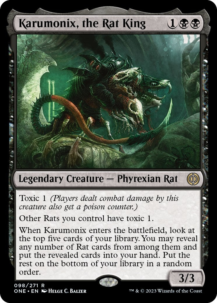 Image for Karumonix, the Rat King (98) (ONE) - Magic: The Gathering