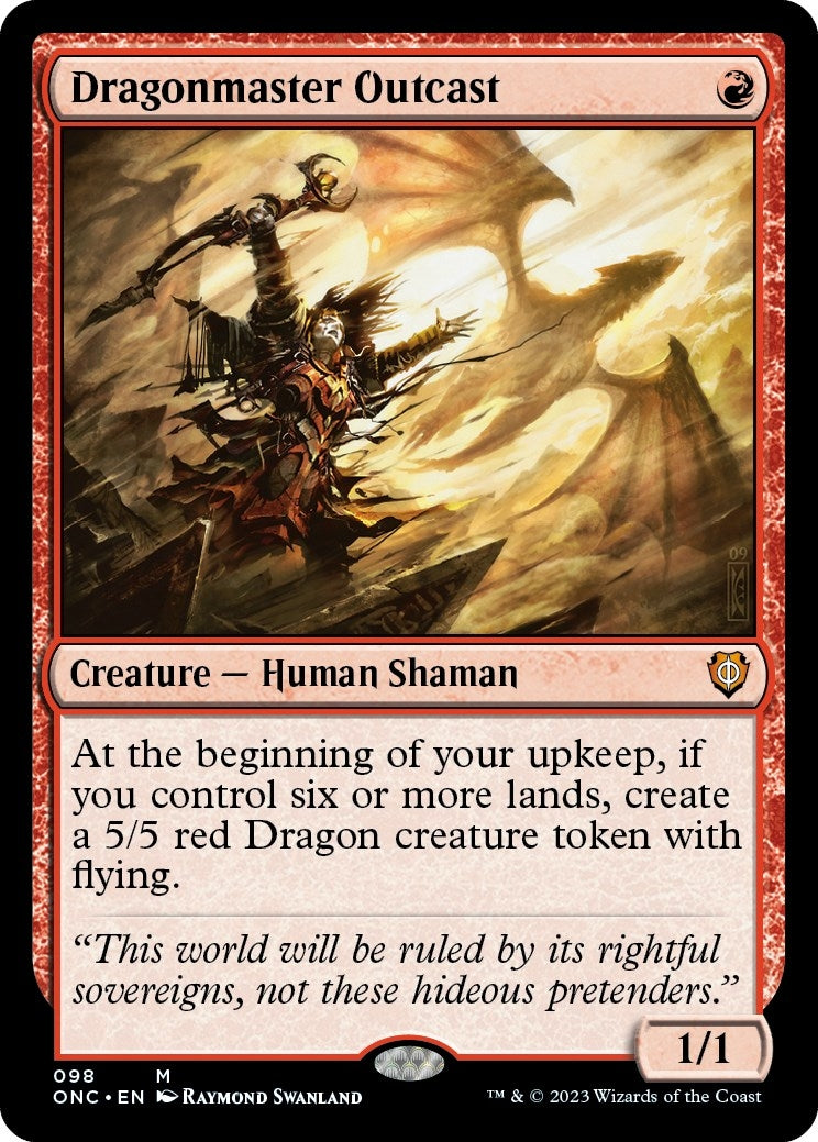 Image for Dragonmaster Outcast (98) (ONC) - Magic: The Gathering