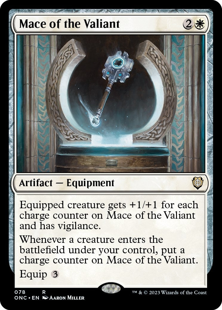 Image for Mace of the Valiant (78) (ONC) - Magic: The Gathering