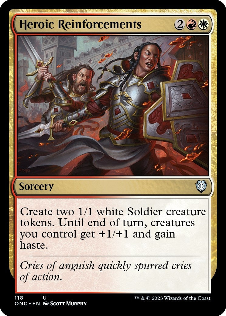 Image for Heroic Reinforcements (118) (ONC) - Magic: The Gathering