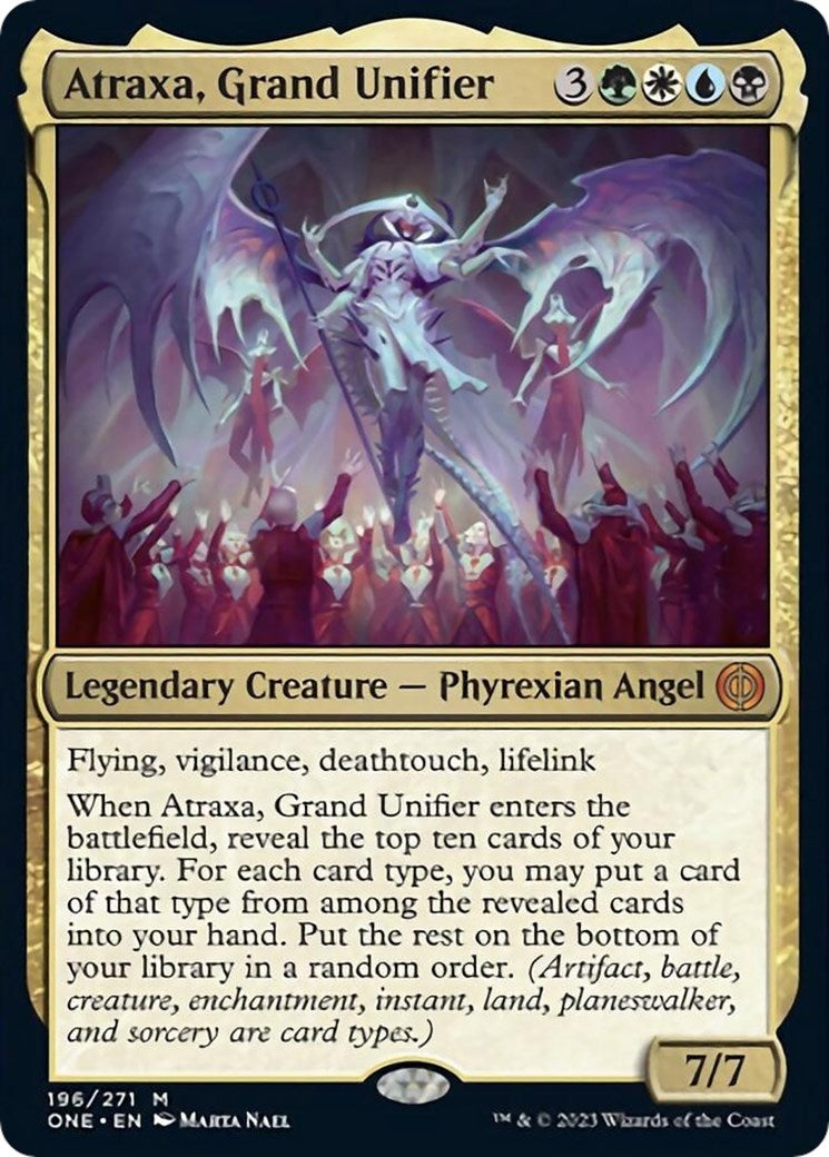 Image for Atraxa, Grand Unifier (196) (ONE) - Magic: The Gathering