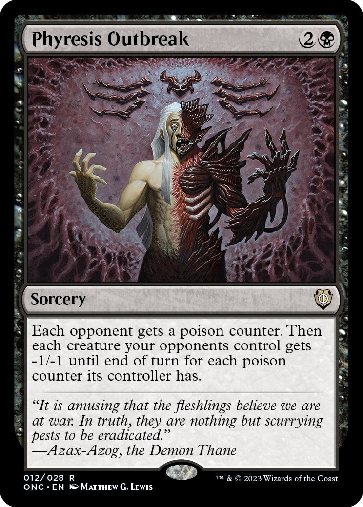 Image for Phyresis Outbreak (12) (ONC) - Magic: The Gathering