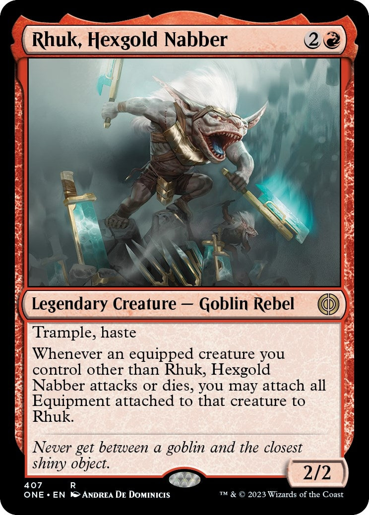 Image for Rhuk, Hexgold Nabber (407) (ONE) - Magic: The Gathering