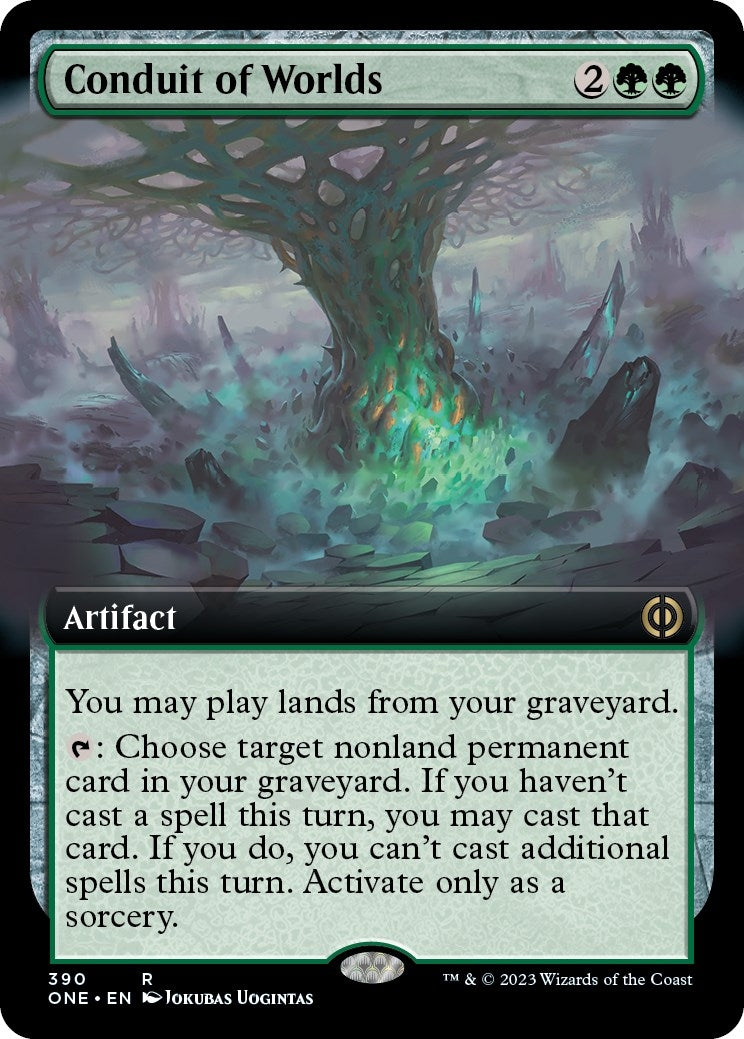 Image for Conduit of Worlds (Extended Art) (390) (ONE) - Magic: The Gathering