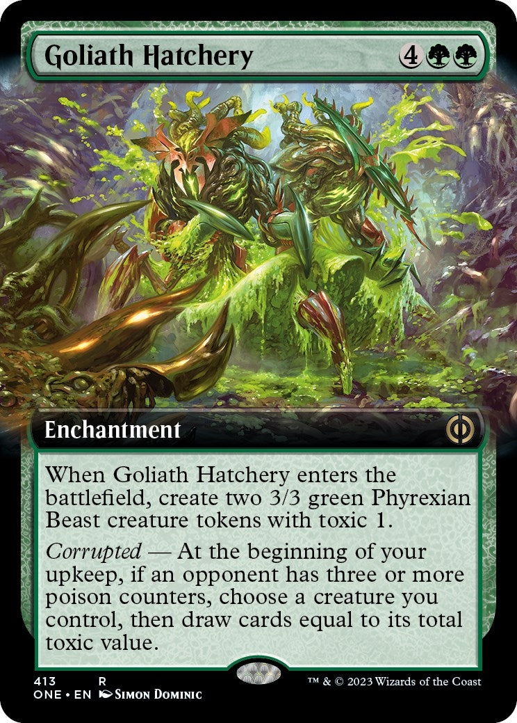 Image for Goliath Hatchery (Extended Art) (413) (ONE) - Magic: The Gathering
