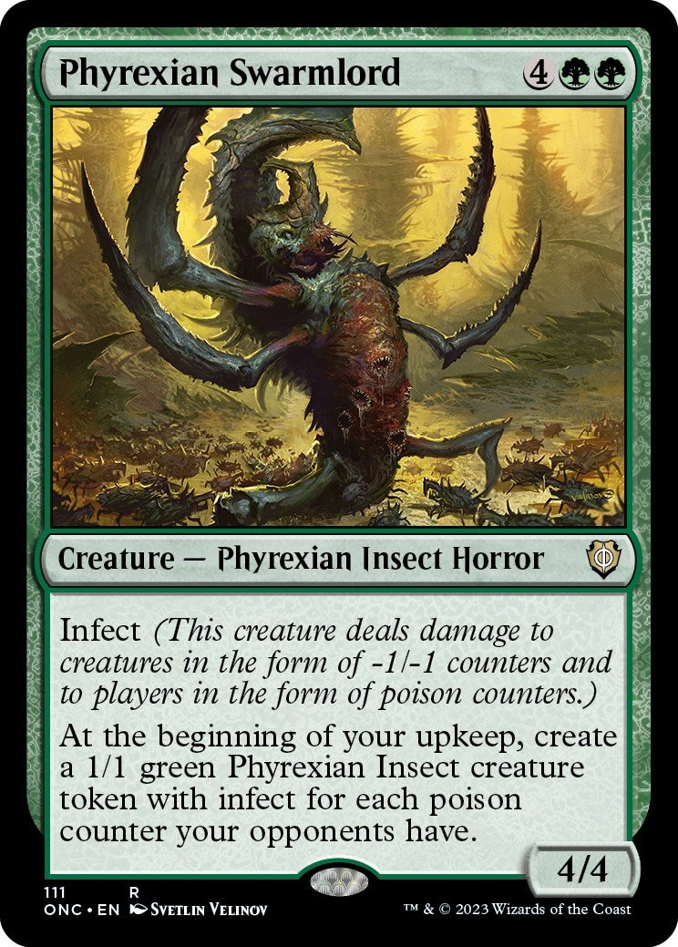Image for Phyrexian Swarmlord (111) (ONC) - Magic: The Gathering
