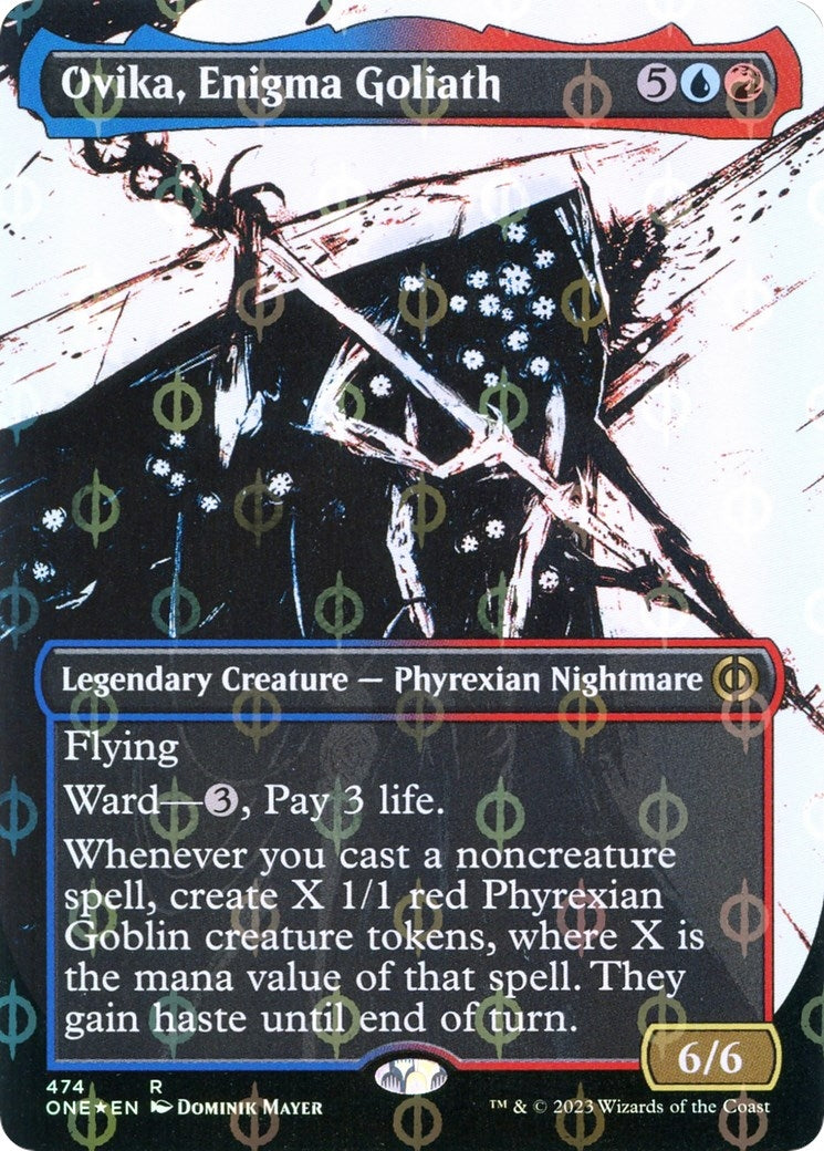 Image for Ovika, Enigma Goliath (Showcase) (Step-and-Compleat Foil) (474) (ONE) - Magic: The Gathering