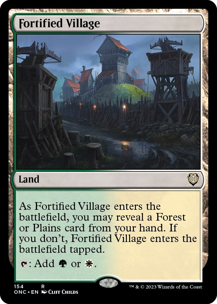Image for Fortified Village (154) (ONC) - Magic: The Gathering