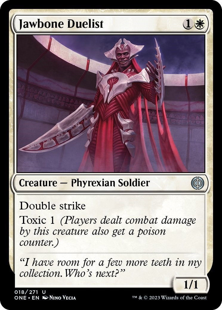 Image for Jawbone Duelist (18) (ONE) - Magic: The Gathering