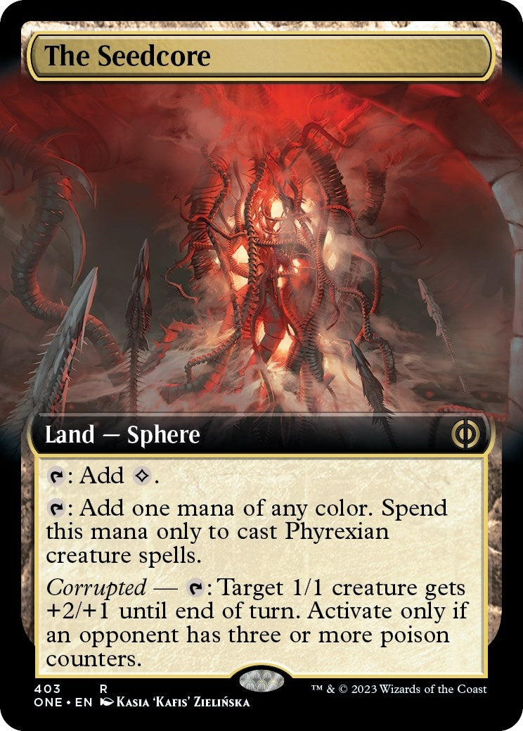 Image for The Seedcore (Extended Art) (403) (ONE) - Magic: The Gathering