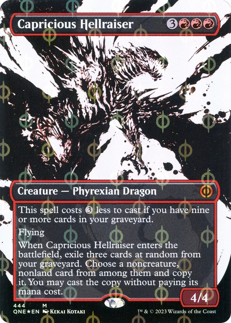 Image for Capricious Hellraiser (Showcase) (Step-and-Compleat Foil) (444) (ONE) - Magic: The Gathering