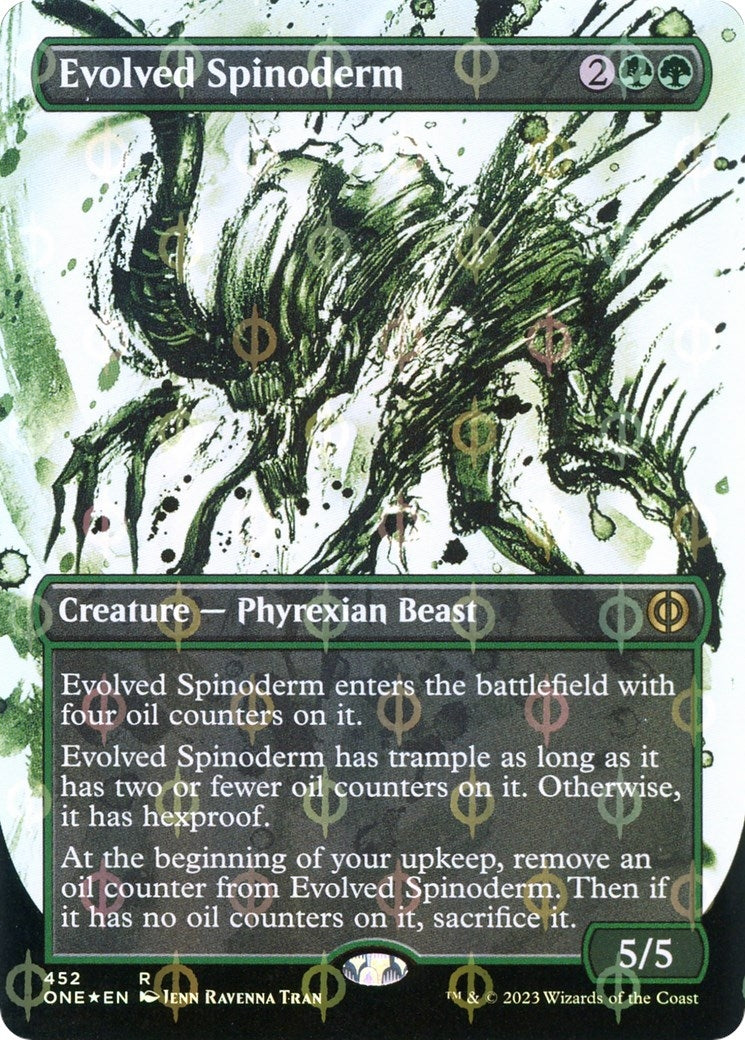 Image for Evolved Spinoderm (Showcase) (Step-and-Compleat Foil) (452) (ONE) - Magic: The Gathering