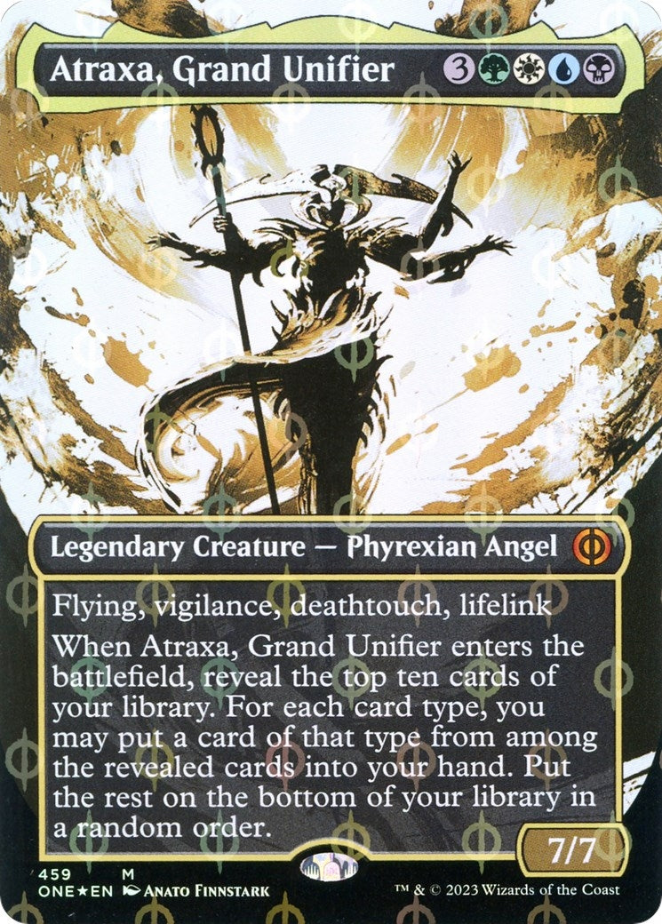 Image for Atraxa, Grand Unifier (Showcase) (Step-and-Compleat Foil) (459) (ONE) - Magic: The Gathering