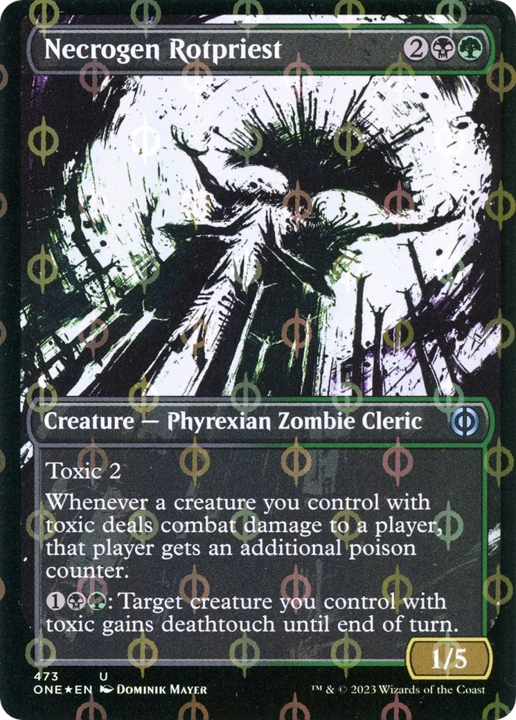 Image for Necrogen Rotpriest (Showcase) (Step-and-Compleat Foil) (473) (ONE) - Magic: The Gathering