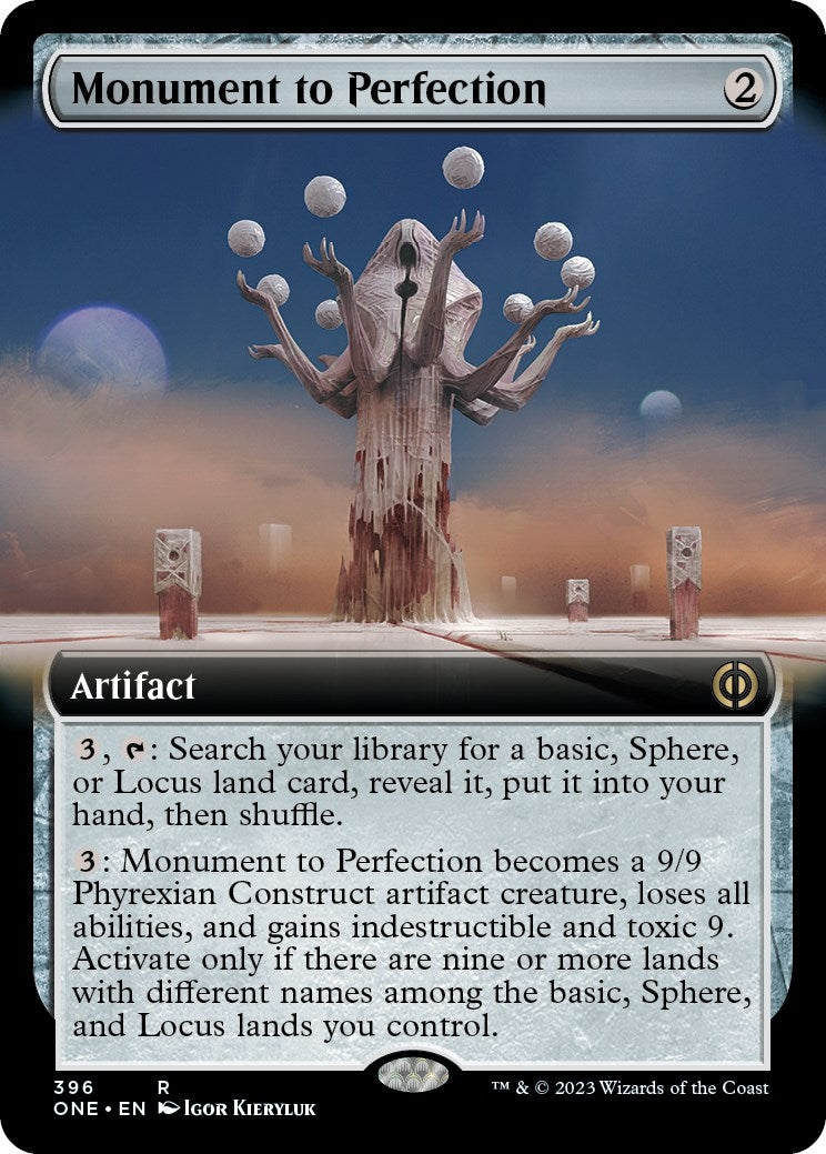 Image for Monument to Perfection (Extended Art) (396) (ONE) - Magic: The Gathering