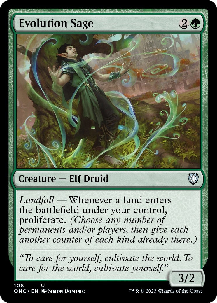 Image for Evolution Sage (108) (ONC) - Magic: The Gathering