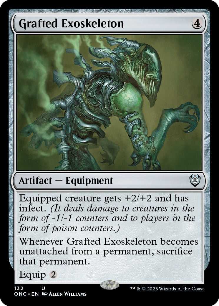 Image for Grafted Exoskeleton (132) (ONC) - Magic: The Gathering