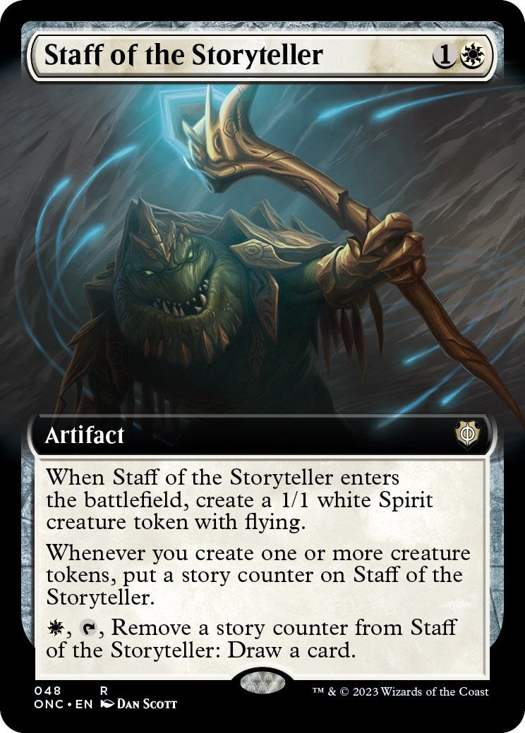 Image for Staff of the Storyteller (Extended Art) (48) (ONC) - Magic: The Gathering