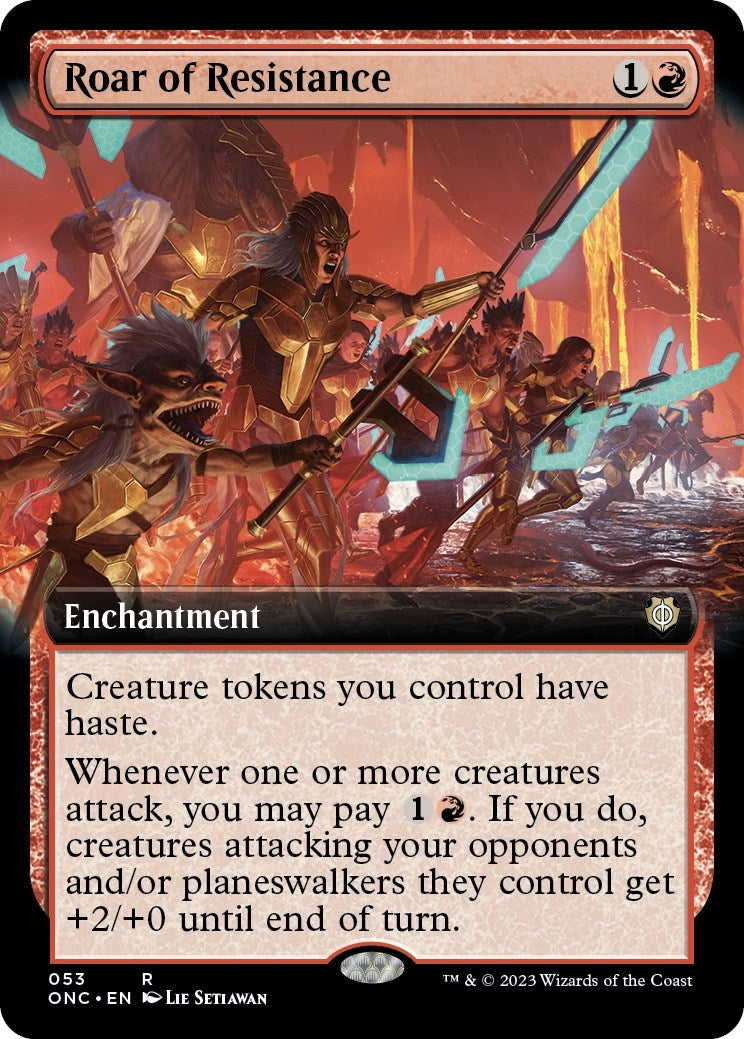 Image for Roar of Resistance (Extended Art) (53) (ONC) - Magic: The Gathering