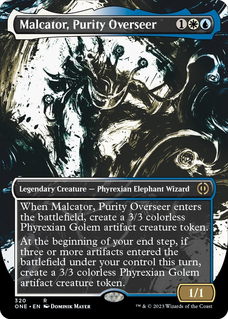 Image for Malcator, Purity Overseer (Showcase) (320) (ONE) - Magic: The Gathering