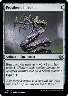 Image for Prosthetic Injector (239) (ONE) - Magic: The Gathering