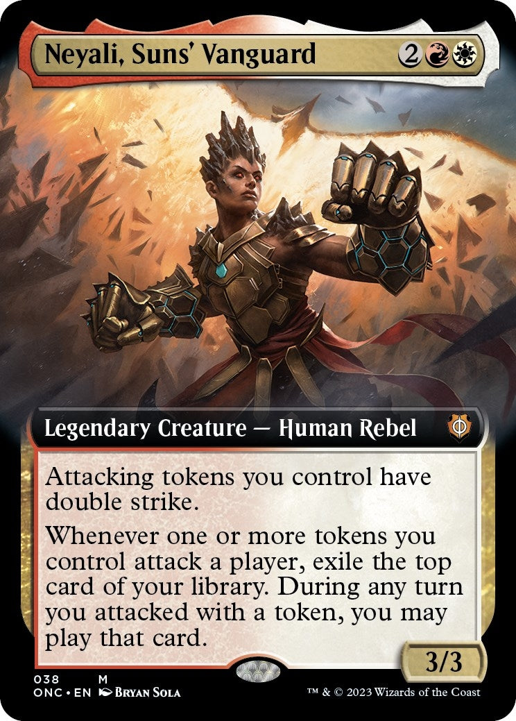Image for Neyali, Suns' Vanguard (Extended Art) (38) (ONC) - Magic: The Gathering