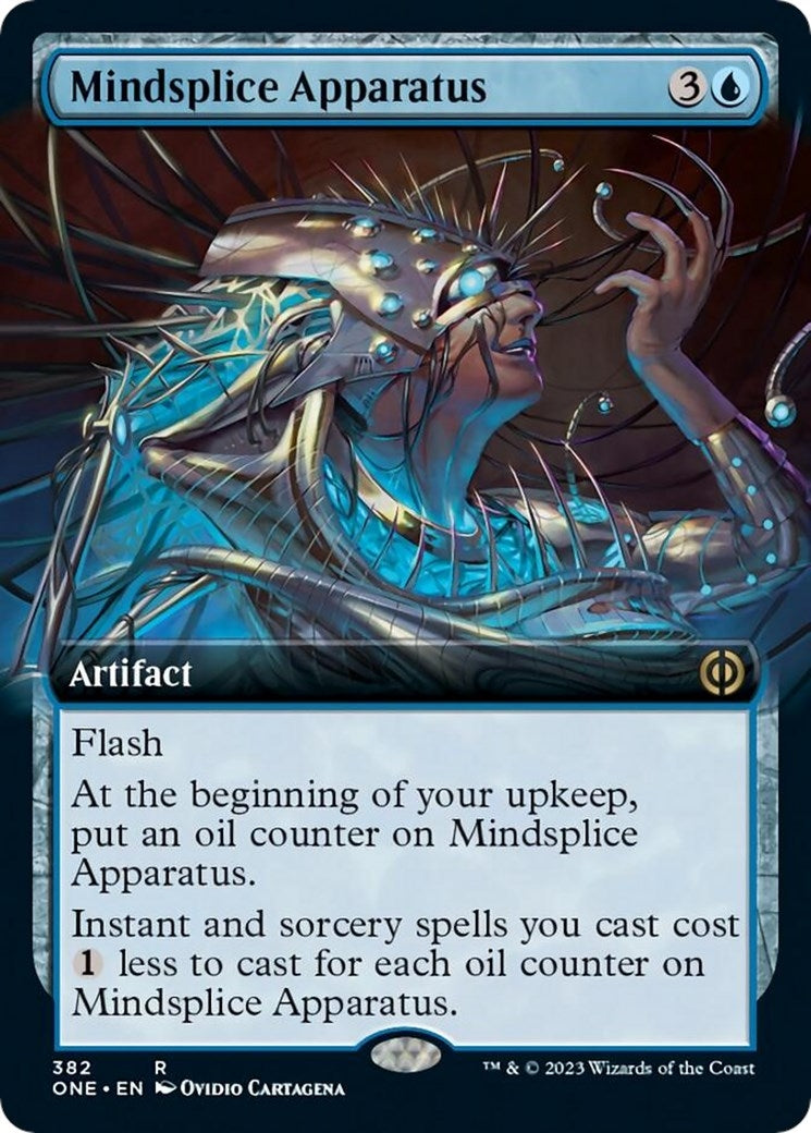 Image for Mindsplice Apparatus (Extended Art) (382) (ONE) - Magic: The Gathering