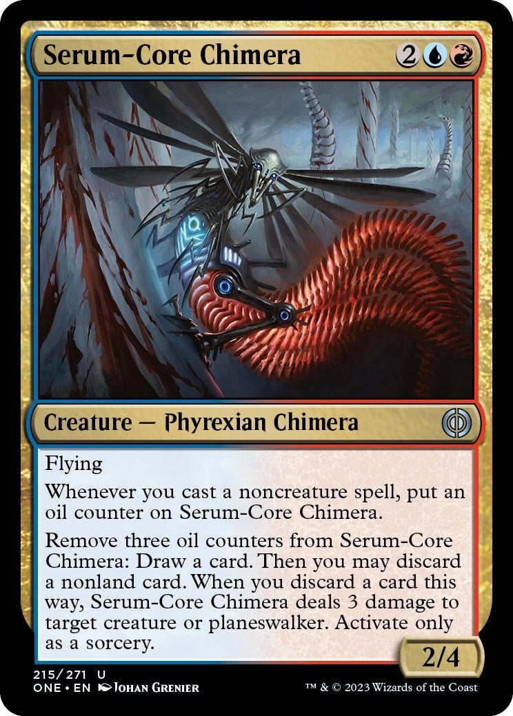 Image for Serum-Core Chimera (215) (ONE) - Magic: The Gathering