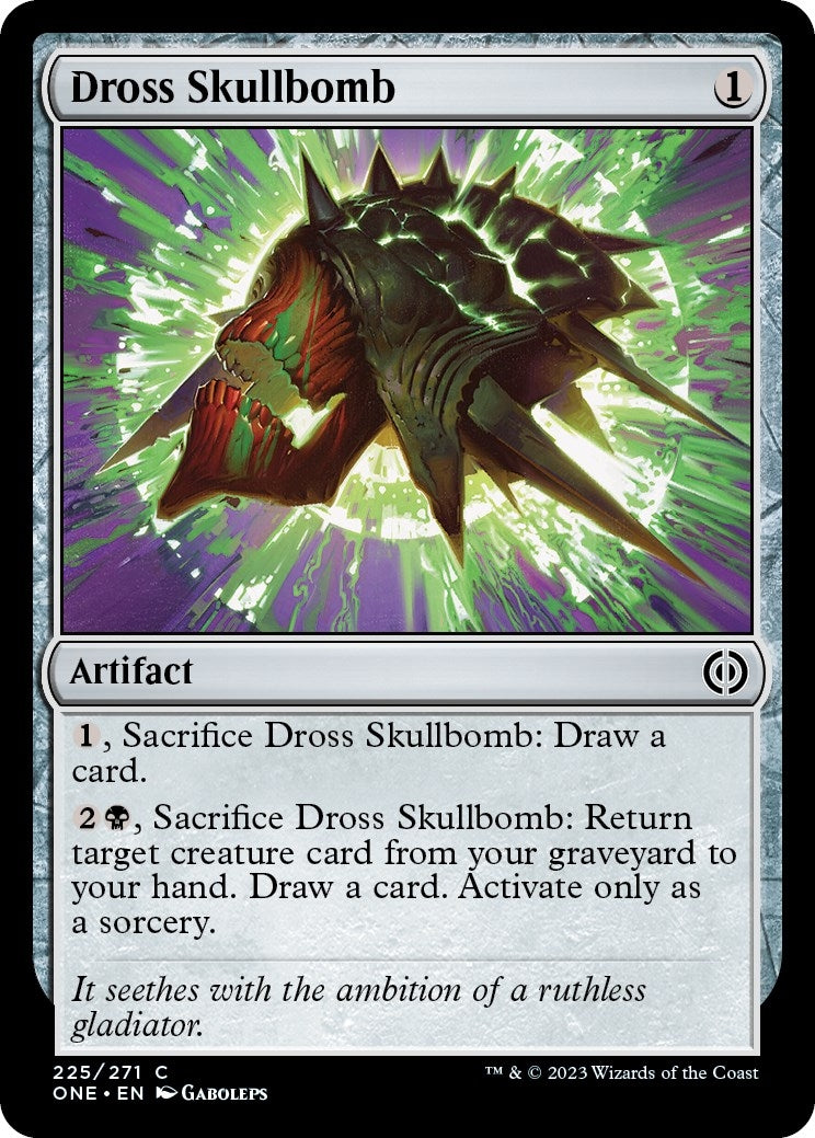 Image for Dross Skullbomb (225) (ONE) - Magic: The Gathering