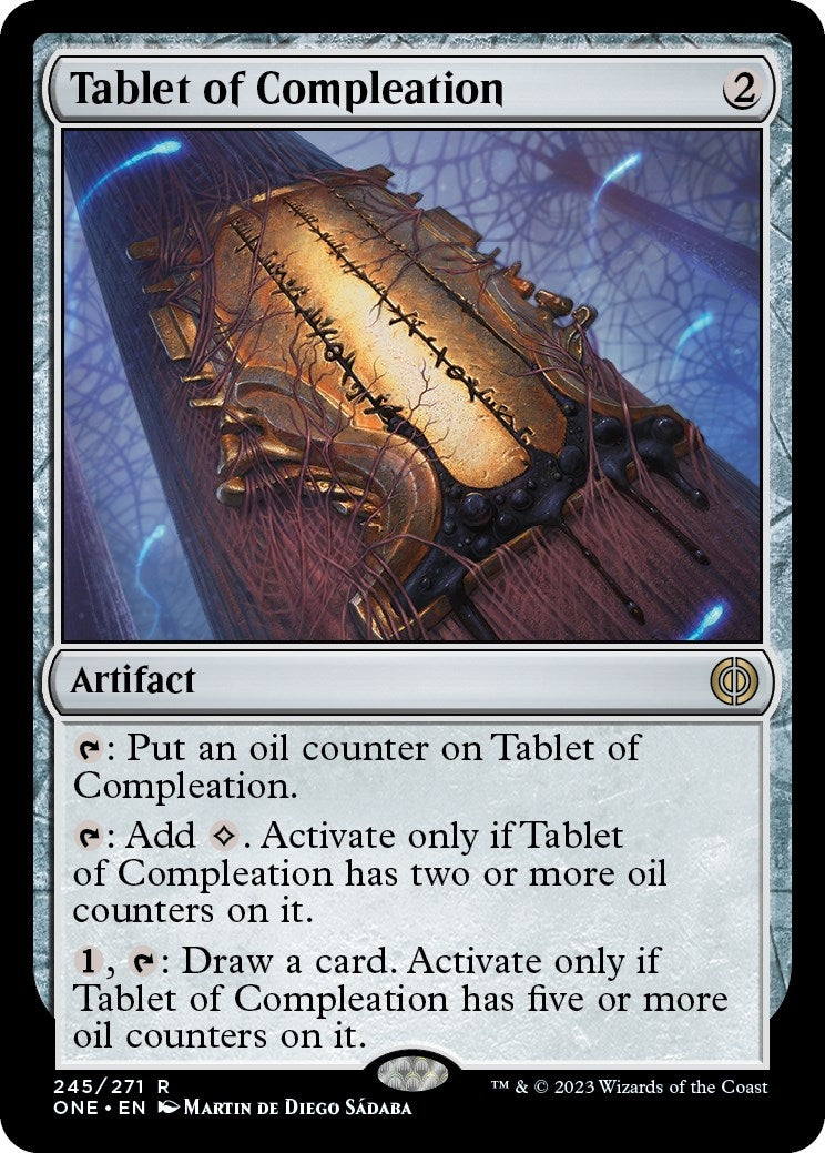 Image for Tablet of Compleation (245) (ONE) - Magic: The Gathering