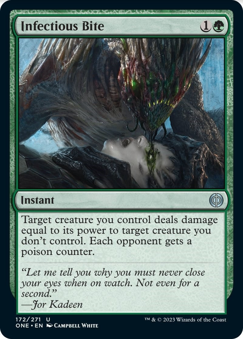 Image for Infectious Bite (172) (ONE) - Magic: The Gathering