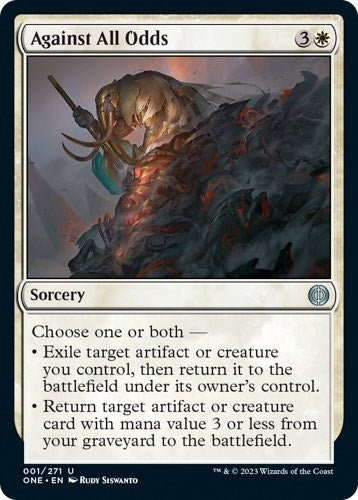 Image for Against All Odds (1) (ONE) - Magic: The Gathering