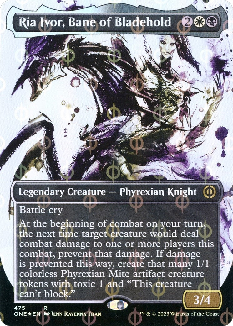 Image for Ria Ivor, Bane of Bladehold (Showcase) (Step-and-Compleat Foil) (475) (ONE) - Magic: The Gathering