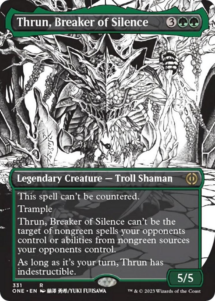 Image for Thrun, Breaker of Silence (Borderless) (331) (ONE) - Magic: The Gathering