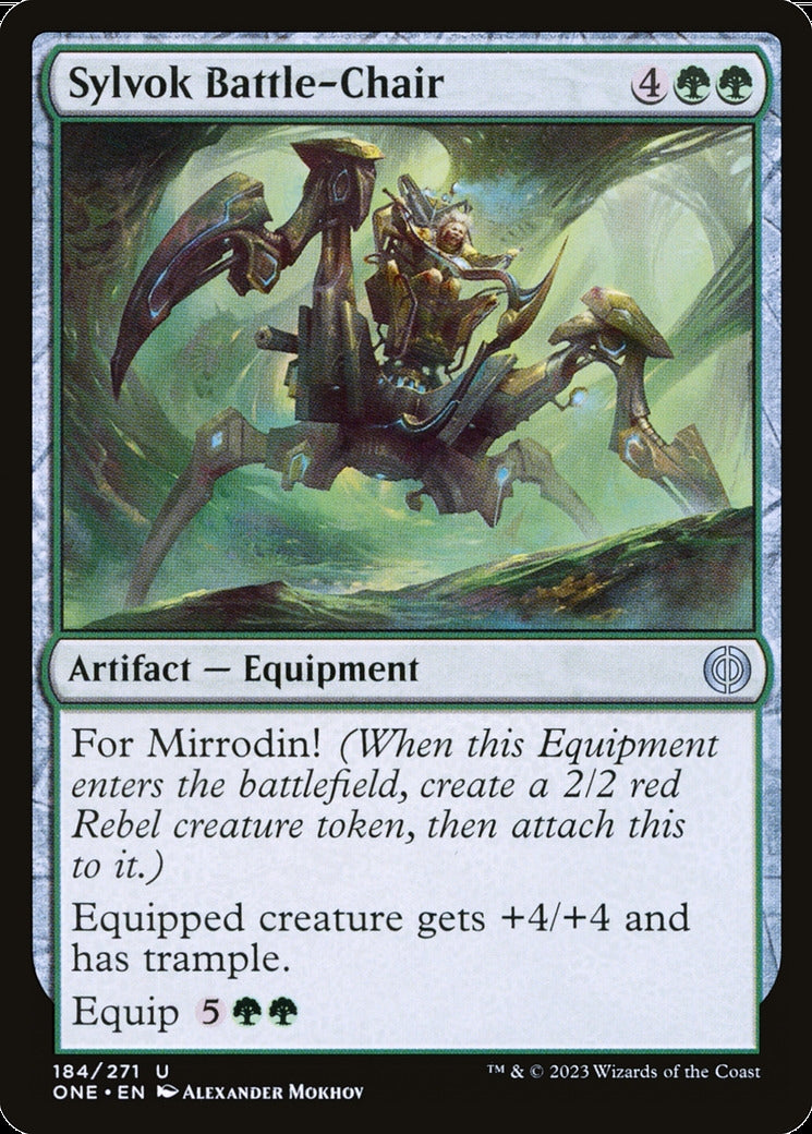 Image for Sylvok Battle-Chair (184) (ONE) - Magic: The Gathering