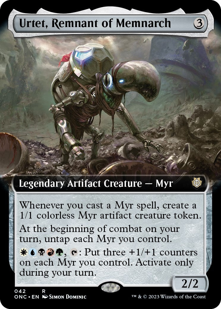 Image for Urtet, Remnant of Memnarch (Extended Art) (42) (ONC) - Magic: The Gathering