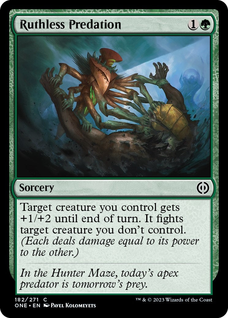 Image for Ruthless Predation (182) (ONE) - Magic: The Gathering