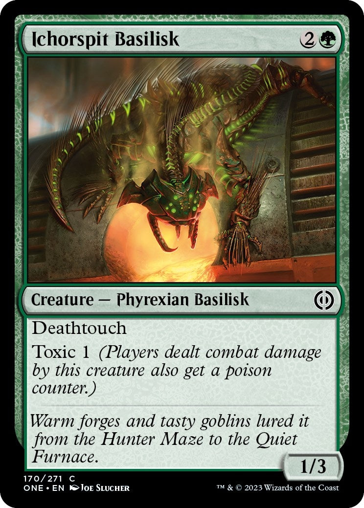 Image for Ichorspit Basilisk (170) (ONE) - Magic: The Gathering