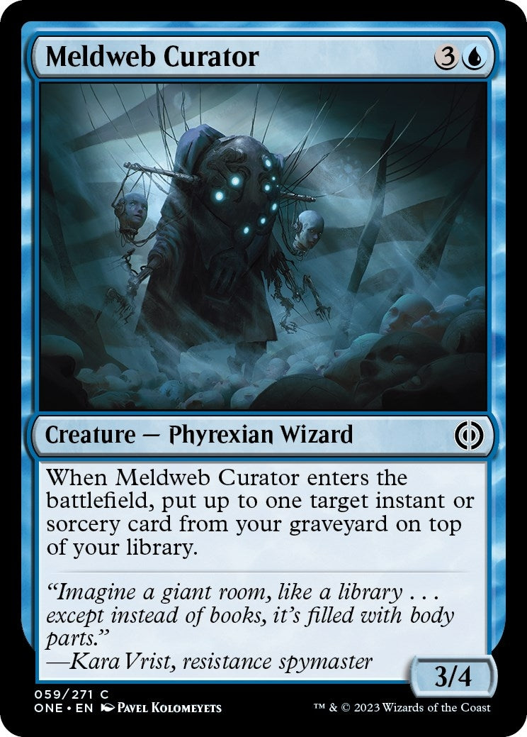 Image for Meldweb Curator (59) (ONE) - Magic: The Gathering