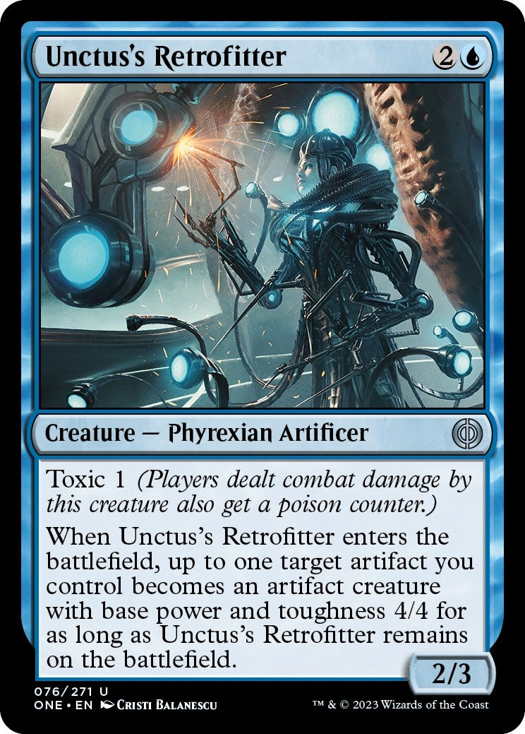 Image for Unctus's Retrofitter (76) (ONE) - Magic: The Gathering