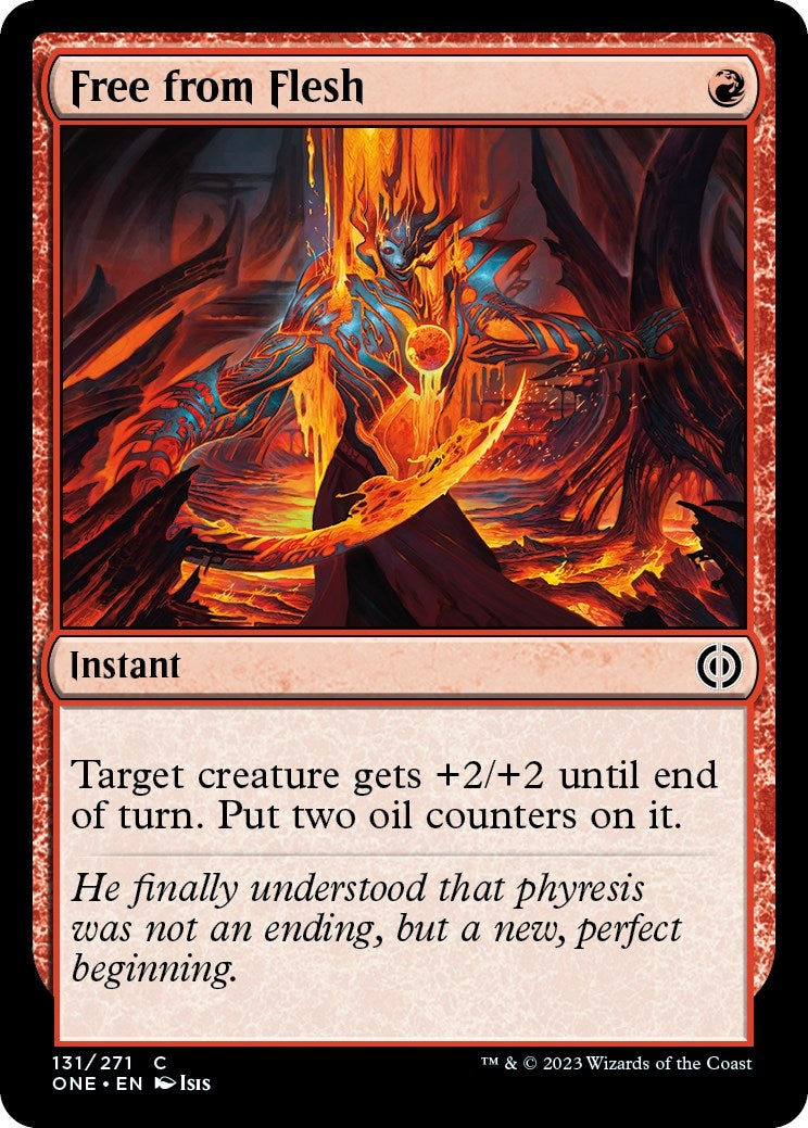 Image for Free from Flesh (131) (ONE) - Magic: The Gathering