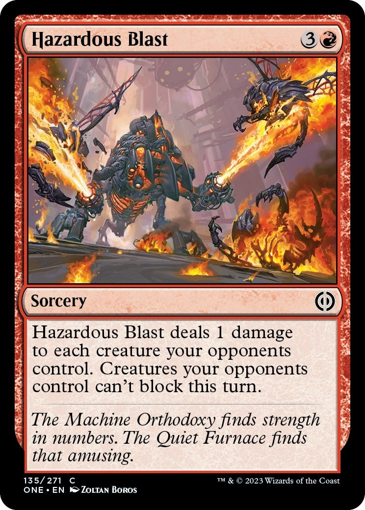 Image for Hazardous Blast (135) (ONE) - Magic: The Gathering